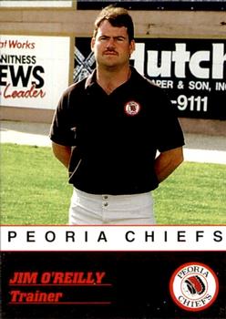 1993 Peoria Chiefs #NNO Jim O'Reilly Front