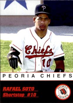 1993 Peoria Chiefs #NNO Rafael Soto Front