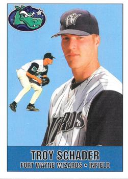 2000 Fort Wayne Wizards #NNO Troy Schader Front