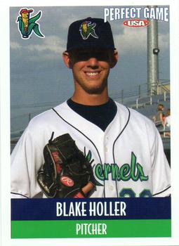 2007 Perfect Game Cedar Rapids Kernels #9 Blake Holler Front