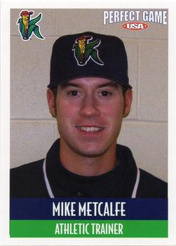 2007 Perfect Game Cedar Rapids Kernels #30 Mike Metcalfe Front