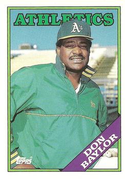1988 Topps Traded #11T Don Baylor Front