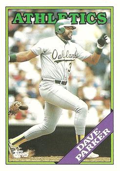 1988 Topps Traded #81T Dave Parker Front