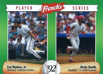 1992 French's #13 Cal Ripken, Jr. / Ozzie Smith Front