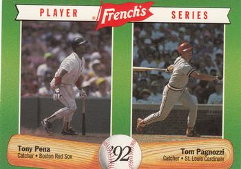 1992 French's #9 Tony Pena / Tom Pagnozzi Front