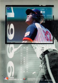 1996 CPBL Pro-Card Series 1 #45 George Hinshaw Back