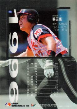1996 CPBL Pro-Card Series 1 #48 Cheng-Hsien Chang Back