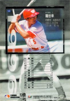 1996 CPBL Pro-Card Series 1 #58 Shih-Hsing Lo Back