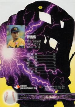 1996 CPBL Pro-Card Series 1 #221 Yi-Hsin Chen Back
