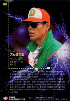 1996 CPBL Pro-Card Series 1 #251 Yataro Oishi Back
