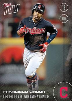 2016 Topps Now #83 Francisco Lindor Front