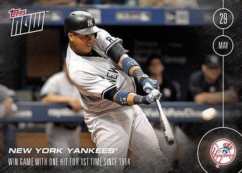 2016 Topps Now #107 New York Yankees Front