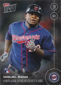 2016 Topps Now #108 Miguel Sano Front