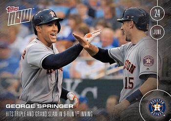 2016 Topps Now #177 George Springer Front