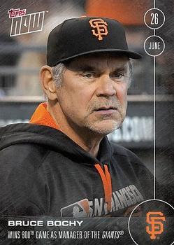 2016 Topps Now #184 Bruce Bochy Front