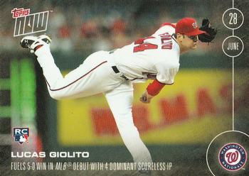 2016 Topps Now #188 Lucas Giolito Front
