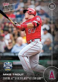 2016 Topps Now #227 Mike Trout Front