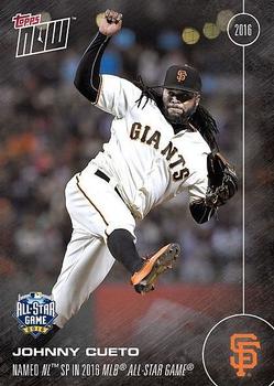 2016 Topps Now #243 Johnny Cueto Front