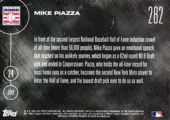 2016 Topps Now #282 Mike Piazza Back