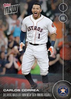 2016 Topps Now #306 Carlos Correa Front