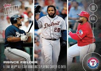2016 Topps Now #342 Prince Fielder Front