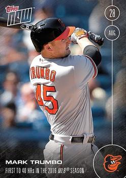 2016 Topps Now #402 Mark Trumbo Front