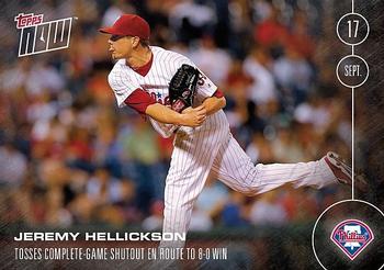 2016 Topps Now #468 Jeremy Hellickson Front