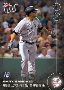 2016 Topps Now #473 Gary Sanchez Front
