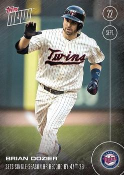 2016 Topps Now #491 Brian Dozier Front
