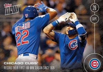 2016 Topps Now #508 Chicago Cubs Front