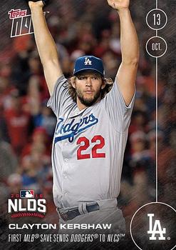 2016 Topps Now #579-A Clayton Kershaw Front