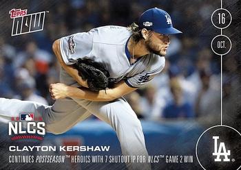 2016 Topps Now #591 Clayton Kershaw Front