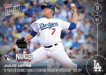 2016 Topps Now #609 Julio Urias Front
