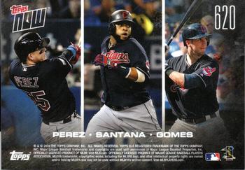2016 Topps Now #620 2016 World Series Starting Catchers and Designated Hitters Back