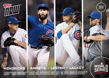 2016 Topps Now #621 2016 World Series Starting Pitchers Front