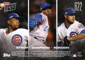 2016 Topps Now #622 2016 World Series Relief Pitchers Back