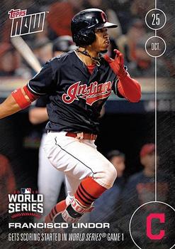 2016 Topps Now #626 Francisco Lindor Front