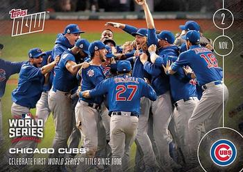 2016 Topps Now #665 Chicago Cubs Front