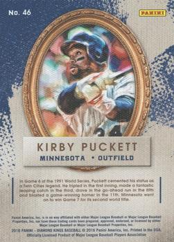 2016 Panini Diamond Kings - Framed #46 Kirby Puckett Back