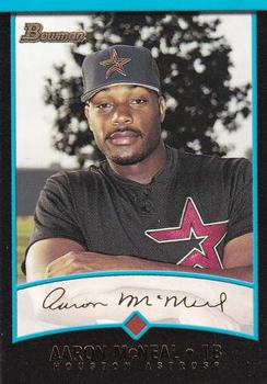 2001 Bowman - Gold #366 Aaron McNeal Front