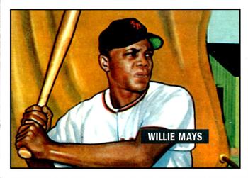 2001 Bowman - Rookie Reprints #15 Willie Mays  Front