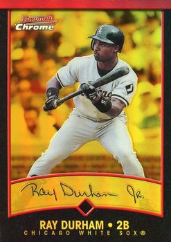 2001 Bowman Chrome - Gold Refractors #27 Ray Durham  Front