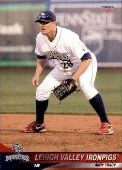 2010 Choice Lehigh Valley IronPigs #19 Andy Tracy Front
