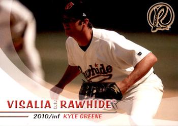 2010 Grandstand Visalia Rawhide #NNO Kyle Greene Front