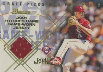 2001 Bowman Draft Picks & Prospects - Futures Game Relics #FGR-BM Brett Myers  Front