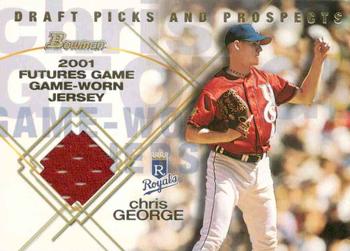 2001 Bowman Draft Picks & Prospects - Futures Game Relics #FGR-CG Chris George  Front