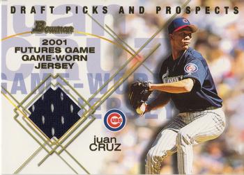 2001 Bowman Draft Picks & Prospects - Futures Game Relics #FGR-JC Juan Cruz  Front