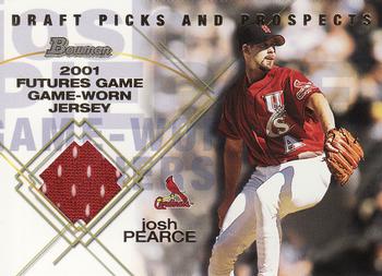 2001 Bowman Draft Picks & Prospects - Futures Game Relics #FGR-JP Josh Pearce  Front