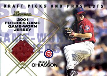 2001 Bowman Draft Picks & Prospects - Futures Game Relics #FGR-SC Scott Chiasson  Front