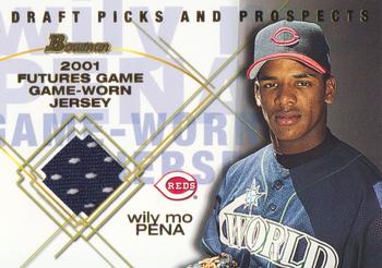2001 Bowman Draft Picks & Prospects - Futures Game Relics #FGR-WP Wily Mo Pena  Front